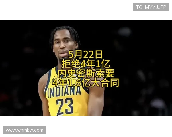 步行者官方宣布与内史密斯续约 续约合同为球队未来奠定基础